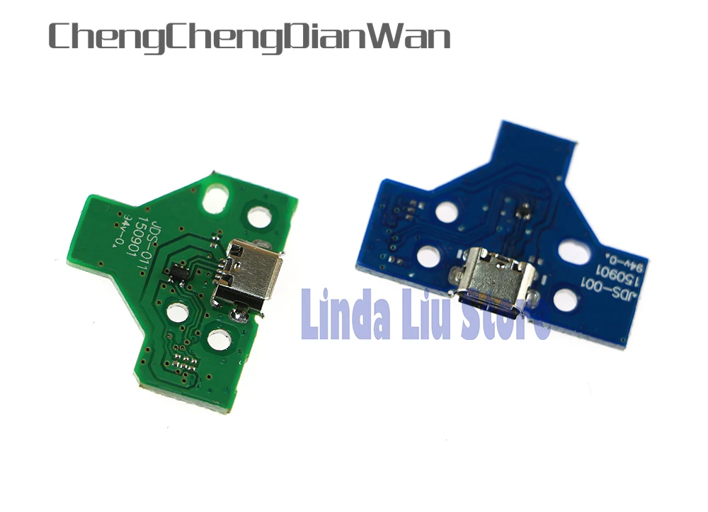 Chengdianwan 50 компл./лот 12pin 14pin USB разъем для зарядки PS4 контроллера с платой jds 011 JDS 001