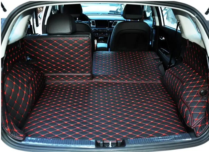 Высокое качество! Полный набор автомобильных ковриков для багажника KIA NIRO 2019-2017