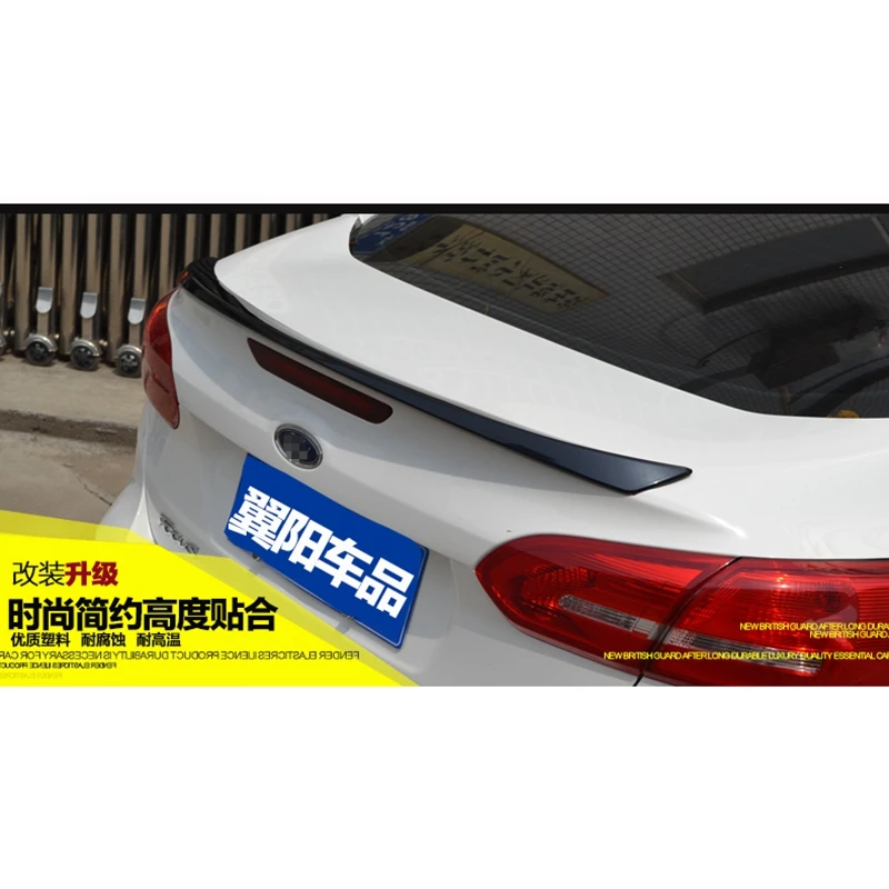 Для ford focus spoiler2015 2017 высококачественный задний спойлер из АБС пластика для