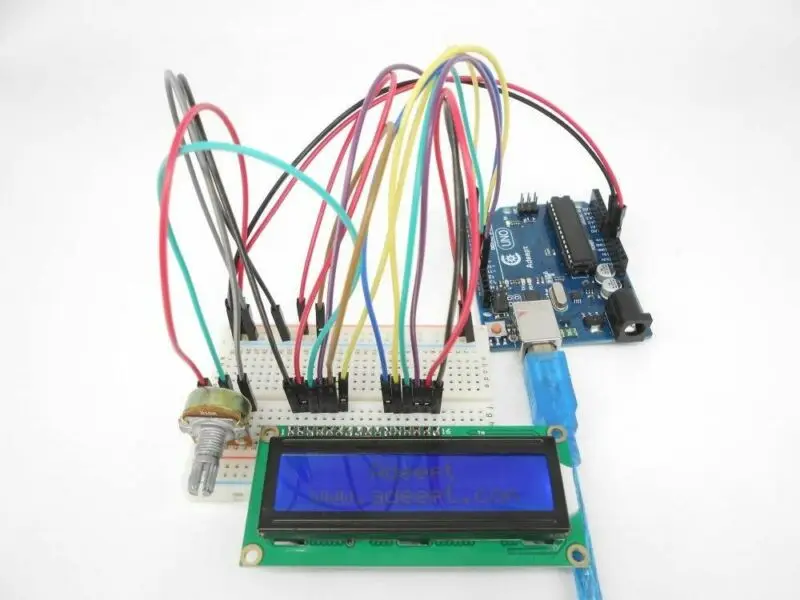 Adeept Новинка проект 1602 LCD стартовый набор для Arduino UNO R3 Mega 2560 Servo USA | Безопасность и