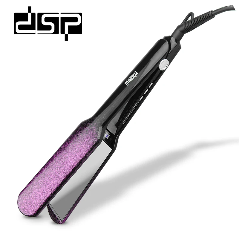 DSP Flat Iron цифровой Контроль температуры Керамика выпрямитель для волос 360 градусов