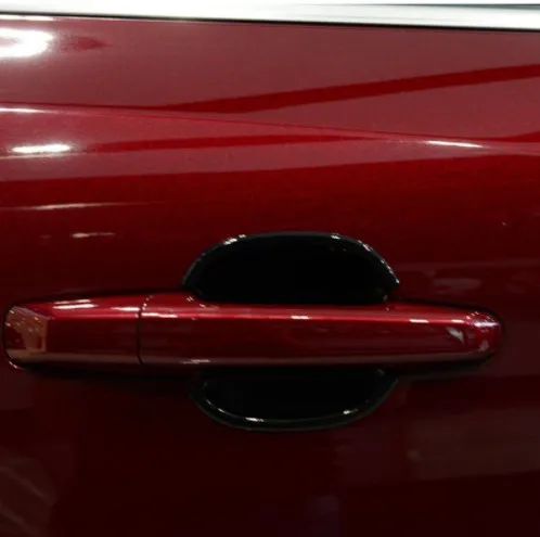 4 шт. хромированная/черная накладка на дверь и чашу для Jaguar F-Pace X761 2016