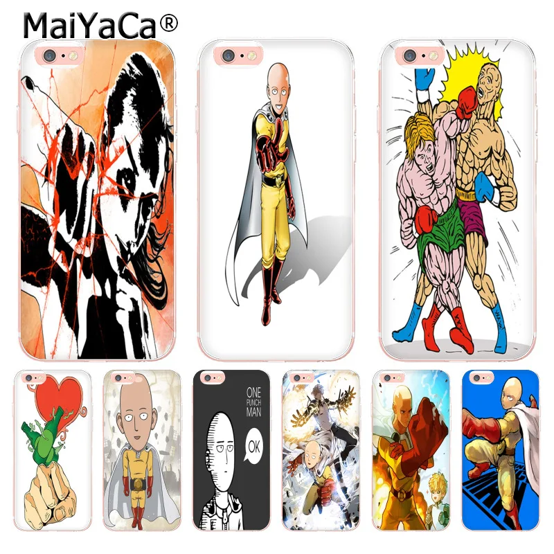 MaiYaCa One Punch Man в продаже! Роскошный классный чехол для телефона iPhone 8 7 6 6S Plus X 10 5 5S SE