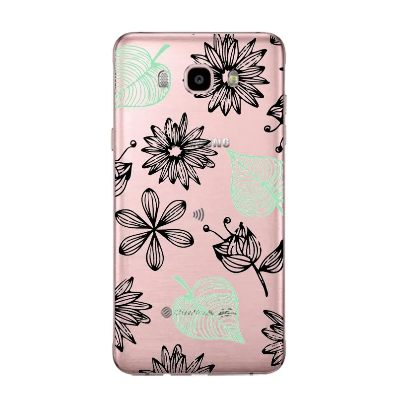 Мягкий прозрачный чехол для Samsung J3 J5 J7 S6 S7 S8 note8 A3 A5 C7 J2prime бесплатная доставка |