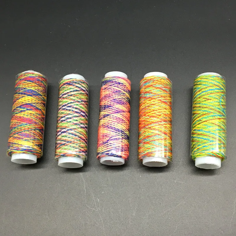 5 шт. Набор радужных ниток для шитья рукоделия|embroidery supplies|quilting suppliesthread sewing |