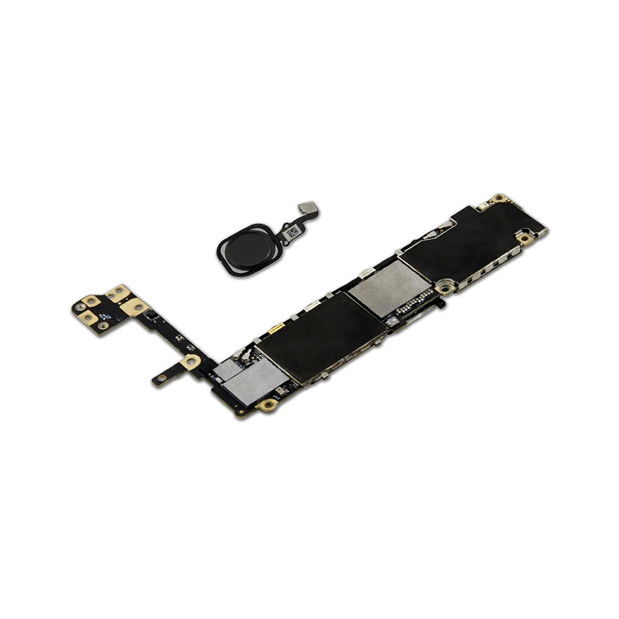 Разблокированная материнская плата для iphone 6s с сенсорным ID, оригинальная материнская плата 16 Гб/32 ГБ/64 Гб/128 ГБ, черная/белая/Золотая/Розовая материнская плата IOS