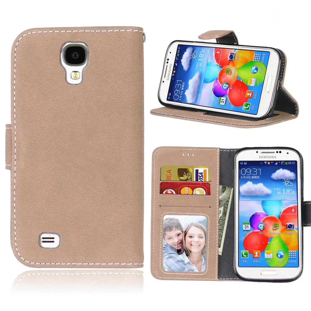 Чехлы для Samsung S4 откидной Чехол телефона кожаный чехол бумажник Galaxy SIV i9500 9500 i9505