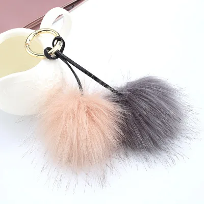 Personality fashion bag ornaments car key ring The fox plush ball pendant | Автомобили и мотоциклы