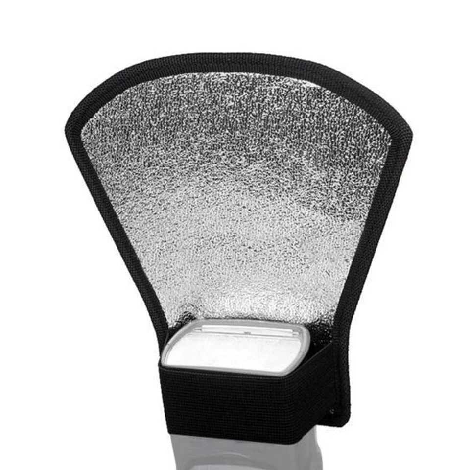 Мини диффузор для вспышки Серебристый Белый отражатель Canon Nikon Pentax Yongnuo Metz Sony Godox