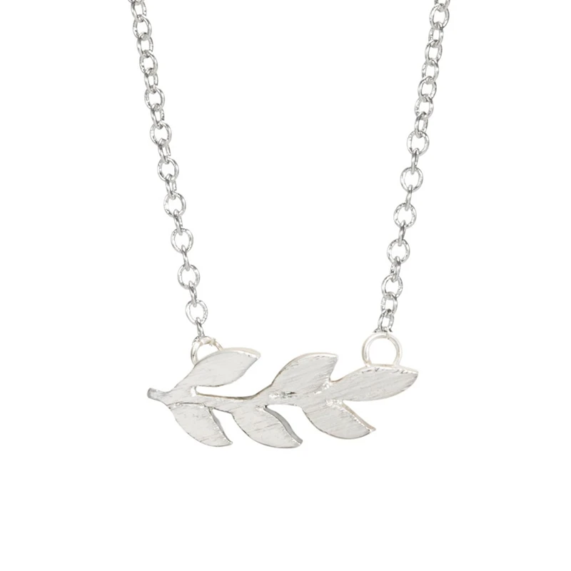 Женское ожерелье с подвеской в виде листьев Лавра|leaf necklace|fashion necklacenecklace fashion |