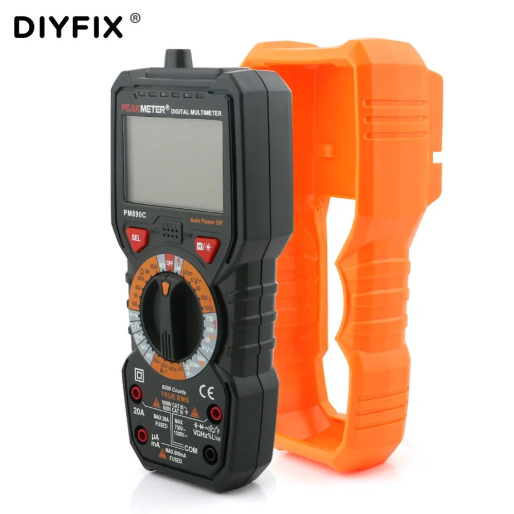 Портативный цифровой мультиметр DIYFIX для измерения напряжения сопротивления
