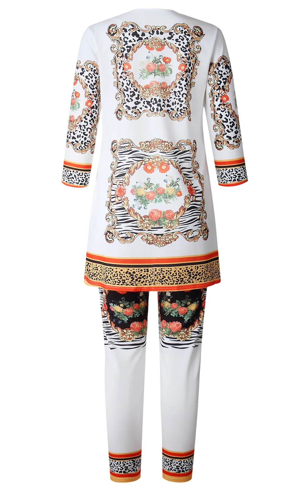 Женский комплект 2 шт. одежда в африканском стиле пальто и брюки Dashiki Ankara