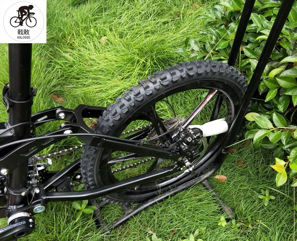 Складной горный велосипед Kalosse встроенные колеса bicycel 24/27/30 speed 20 детский с полной