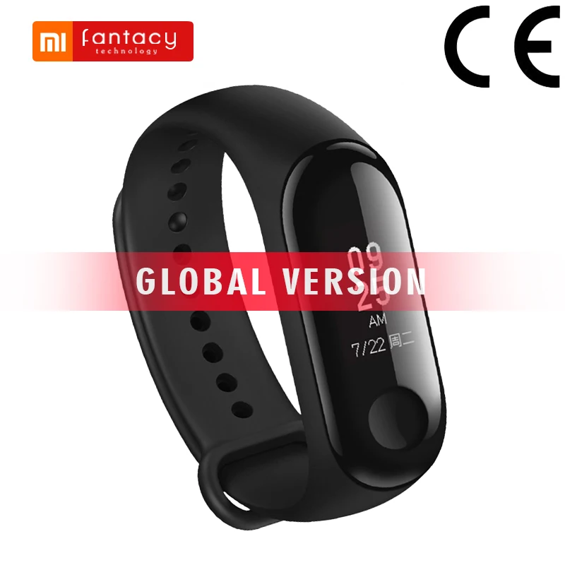 Глобальная версия Xiaomi mi Band 3 mi band 3 Смарт-Браслет фитнес-трекер OLED сенсорный 50 м водонепроницаемый для мобильного телефона Xiaomi mi 9
