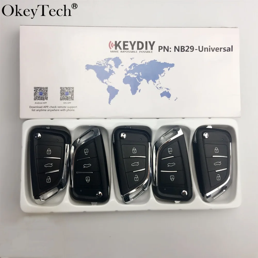 Okeytech 5 шт./лот 3 кнопки мульти функциональный KD кнопочный пульт дистанционного NB29