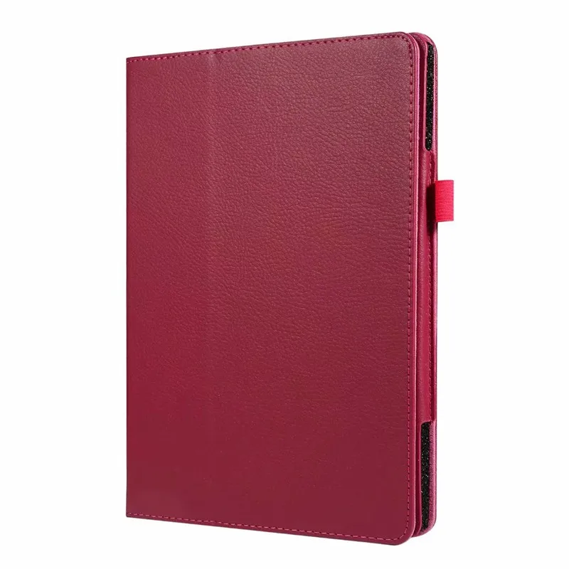 Для huawei MediaPad M5 Lite 10 BAH2-W19/L09/W09 чехол ультра тонкий из искусственной кожи откидной Чехол-подставка для Медиа Pad M5 Lite 10," Чехол - Цвет: rose red