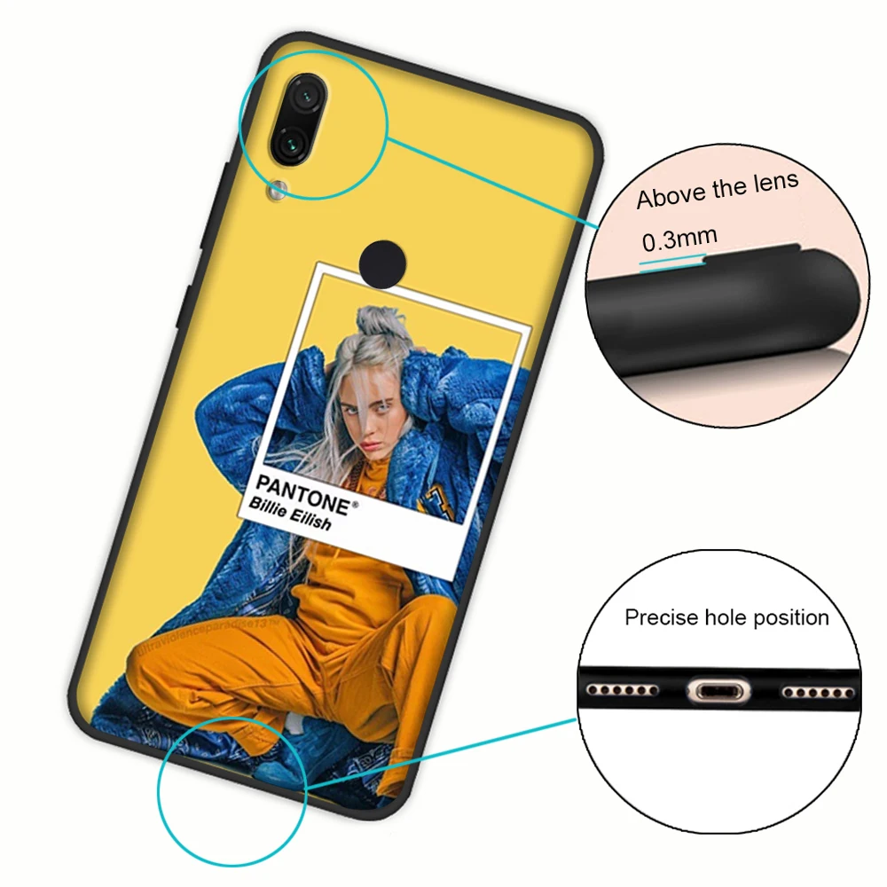 Billie eilish радужные глаза океана мягкий чехол для Xiaomi Redmi Note 7 4 4X6 Pro 5 Plus 5A 6A Go S2