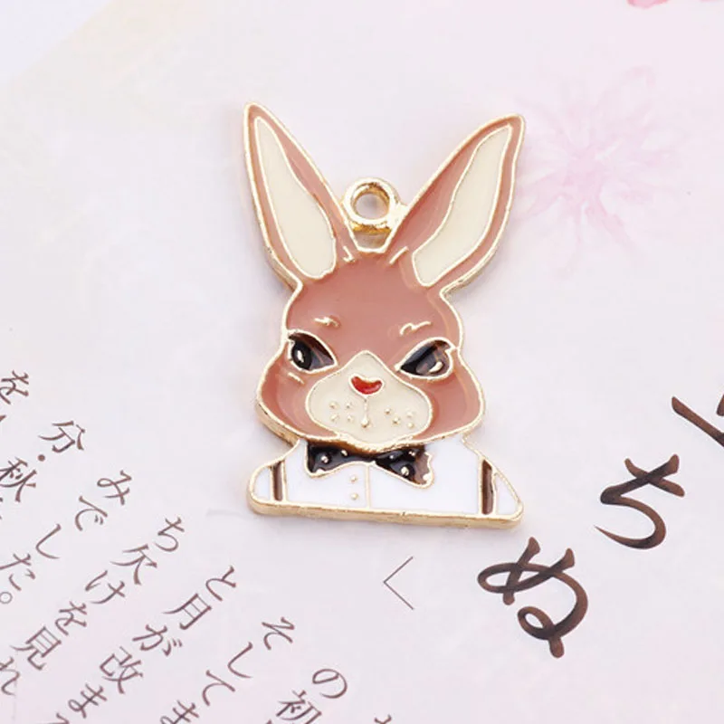 DIY Jewelry Findings Alloy Hang Earings Bracelet Necklace Pendant Cartoon Noble Rabbit | Украшения и аксессуары