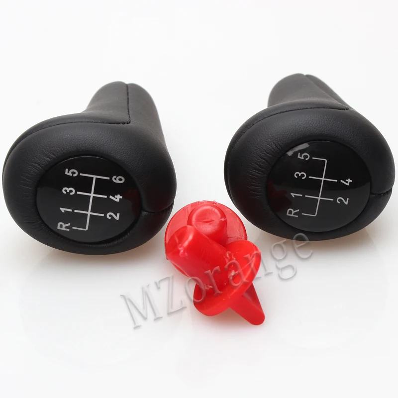 

5/6 Speed Manual Car Gear Shift Knob Real Leather For BMW M sport 1 3 5 6 Series E30 E32 E34 E36 E38 E39 E46 E53 E60 E63 E83 E90