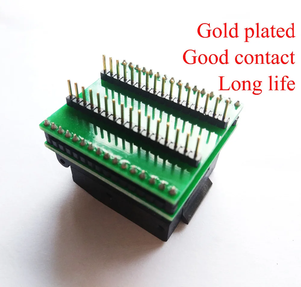 Бесплатная доставка универсальный программатор TQFP32 QFP32 LQFP32 к DIP32 разъем адаптера