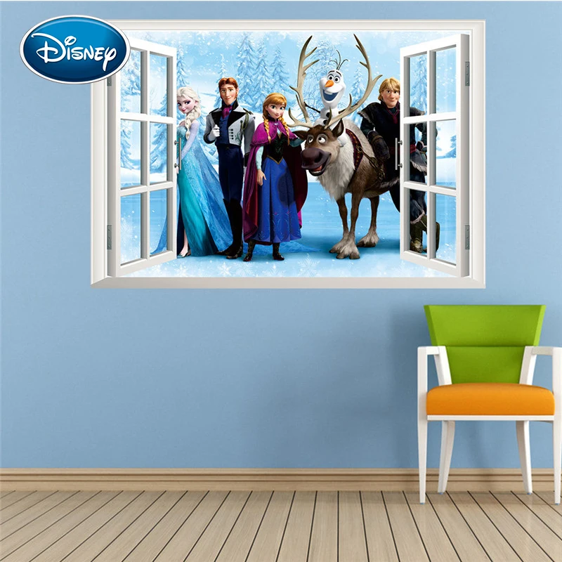 Disney новая наклейка "Мстители" Детская комната спальня фон водостойкие временные наклейки