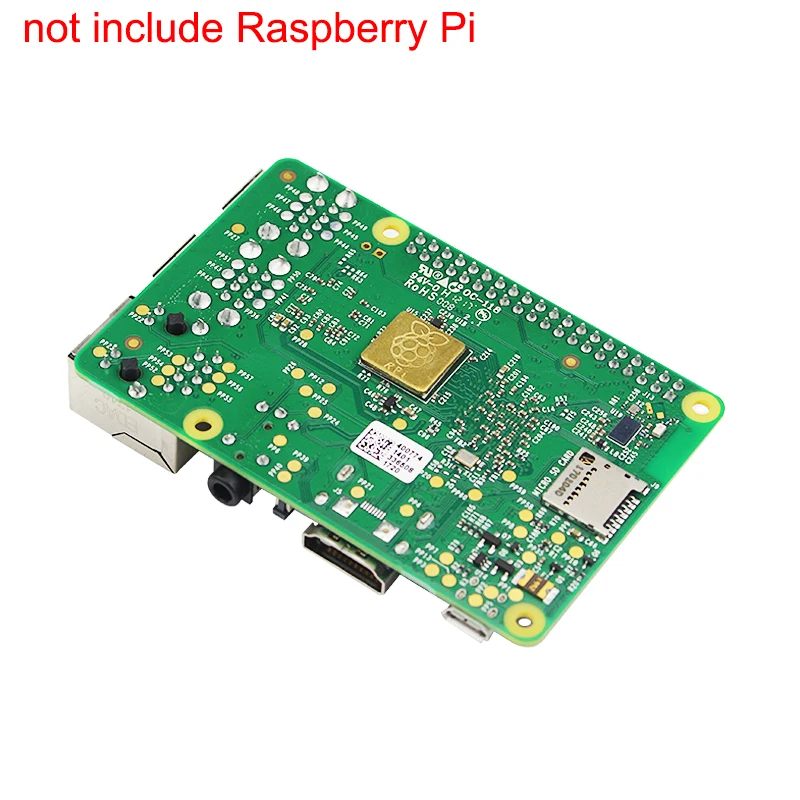 Raspberry Pi 4 Model B двойной вентилятор с радиатором окончательные двойные вентиляторы