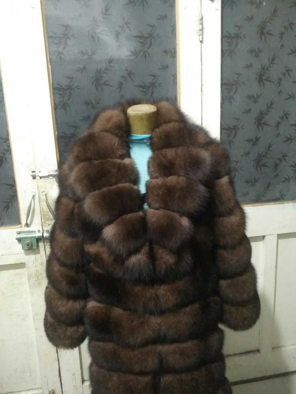 Роскошные женские длинные пальто из натуральной кожи с натуральным лисьим мехом, теплые толстые зимние куртки и пальто,, большая акция