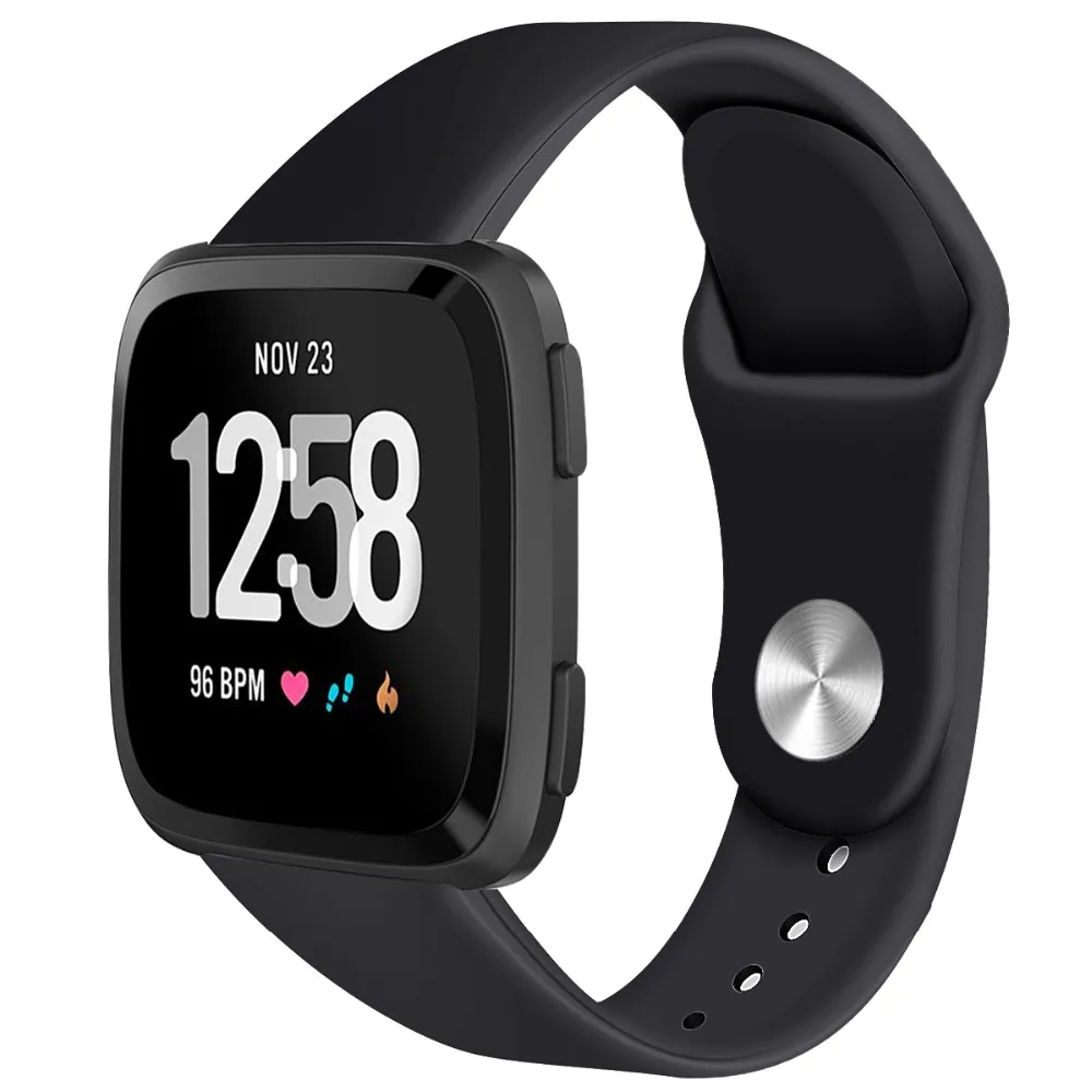 Силиконовый ремешок для fitbit versa/versa 2/versa litle ремешок reloj Браслет спортивный сменный ремешок для часов Часы Аксессуары