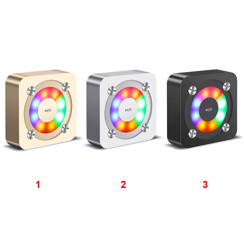 Bluetooth путешествия свет телефон мигает колонки мини портативный красочные