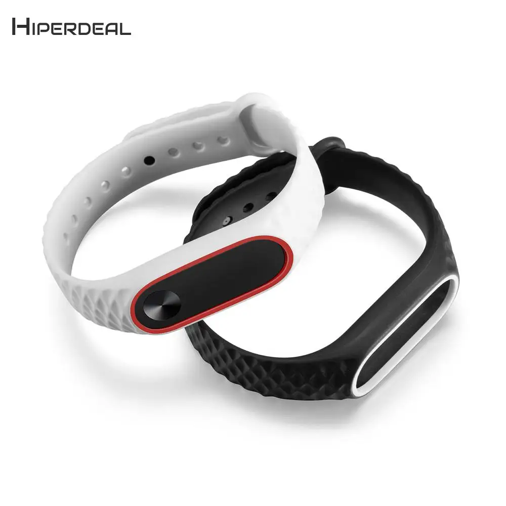 Силиконовый ремешок для Xiaomi Mi Band 2 цветной смарт-браслет сменный модный мужской