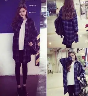 С длинным рукавом хан издание контракт большие дворы длинное пальто женский