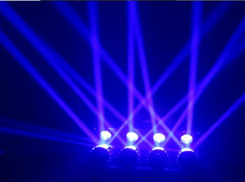4x10 Вт Dj Light rсветодио дный GBW светодиодный Ролик Сканер огни с 360 градусов барабаны