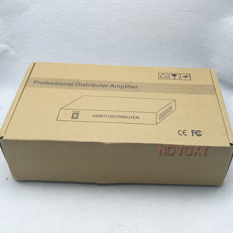 4 в 8 Out AHD TVI CVI CVBS видео распределитель усилитель 4CH до 8CH сплиттер для CCTV камеры