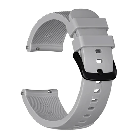 Черный Цветной мягкий силиконовый сменный ремешок для Garmin Forerunner 245 м Ремешок для смарт-браслета ремешок для часов Garmin Vivoactive 3 - Цвет: Черный