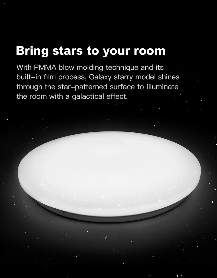 Современный светодиодный потолочный светильник 25 W Smart Remote Управление RGB затемнения Цвет Изменение лампа для гостиной Спальня AC165-265V
