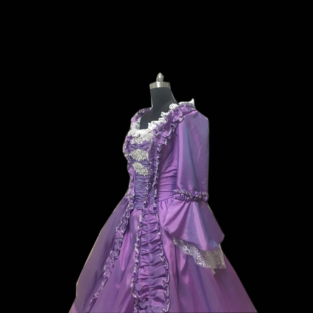 Новинка 2019 фиолетовое платье для косплея на Хэллоуин стиль колоний грузинский