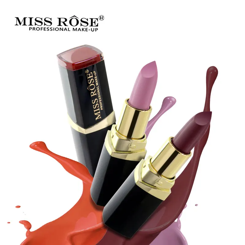 MISS ROSE 24 цвета матовая губная помада Макияж для губ сексуальный красный телесный