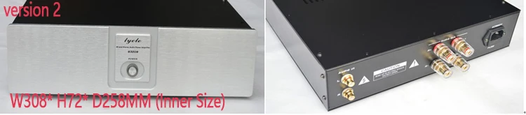 Lyele DIY усилитель шасси A3208A алюминиевый усилитель корпус 320*80*260 мм amp чехол
