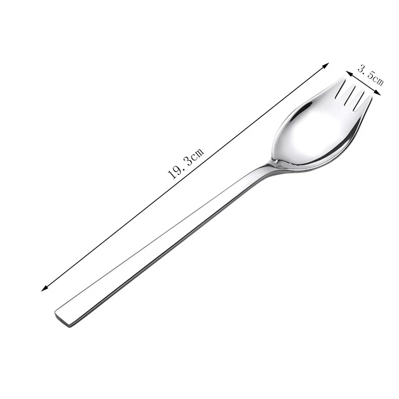 Креативная кухонная посуда инструменты 2 в 1 Sporks Десертная Вилка ложка из