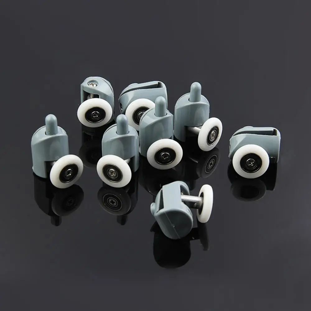 Stainless Steel 8Pcs/Set Shower Door Rollers Runners Wheels Pulleys 25mm x 5mm Top/Bottom | Обустройство дома