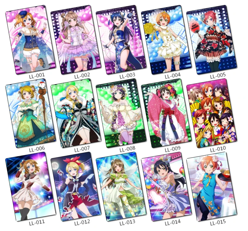 65 шт. LoveLive! Открытка наклейка s школьный идол проект Солнечный свет персонажи Муза Aqours Honoka Nico You Kanan Kawaii наклейка для фанатов подарок