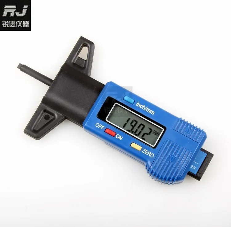 

Plastic digital display tire pattern depth ruler / tire ruler / tread scale (0-25mm)