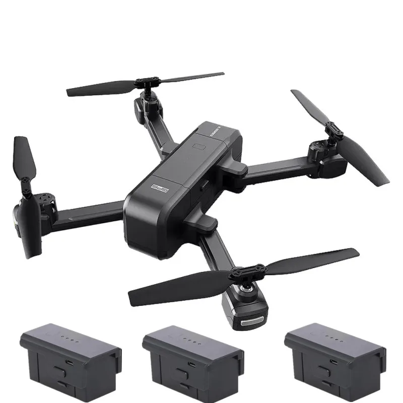 Drone with 3 battery Профессиональный складной gps wifi FPV Радиоуправляемый Дрон 800 м 5G 1080P wifi сервопривод камера gps следуем за мной летная дорожка Радиоуправляемый вертолет модель - Цвет: Drone with 3 battery
