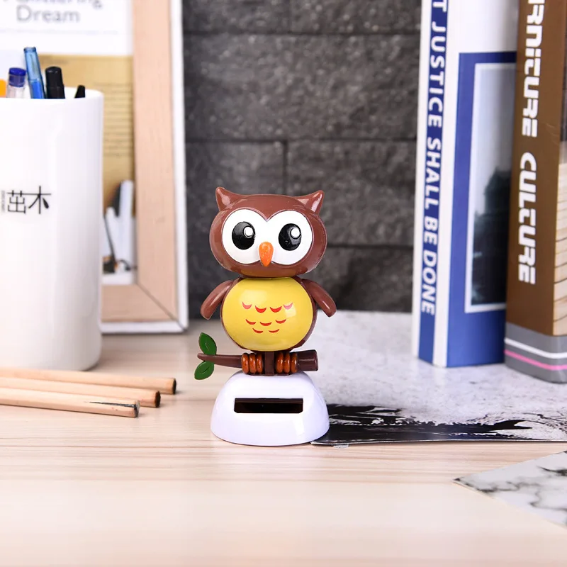 Car ornaments shaking head doll plastic cartoon lucky oil automobiles interior decoration accessories car solar dancer toy | Автомобили и