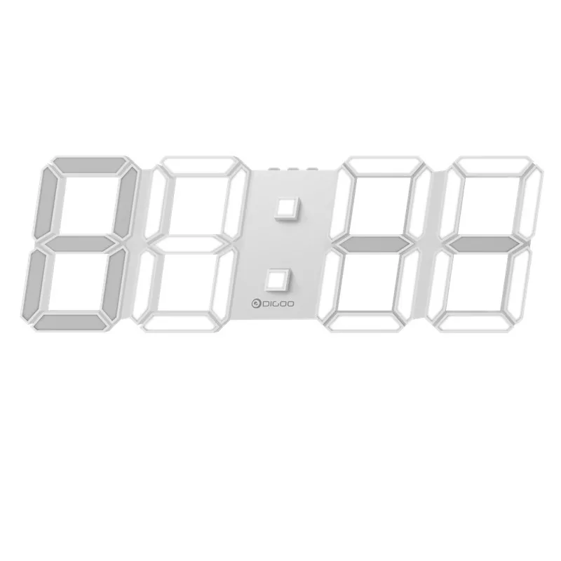Digoo DC-K4 современные настенные часы большой 3D светодиодный цифровой настольные