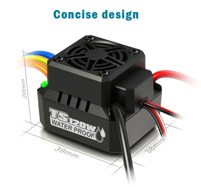 Новое поступление запасные части SKYRC TS120W 120A IP67 Водонепроницаемый бесщеточный