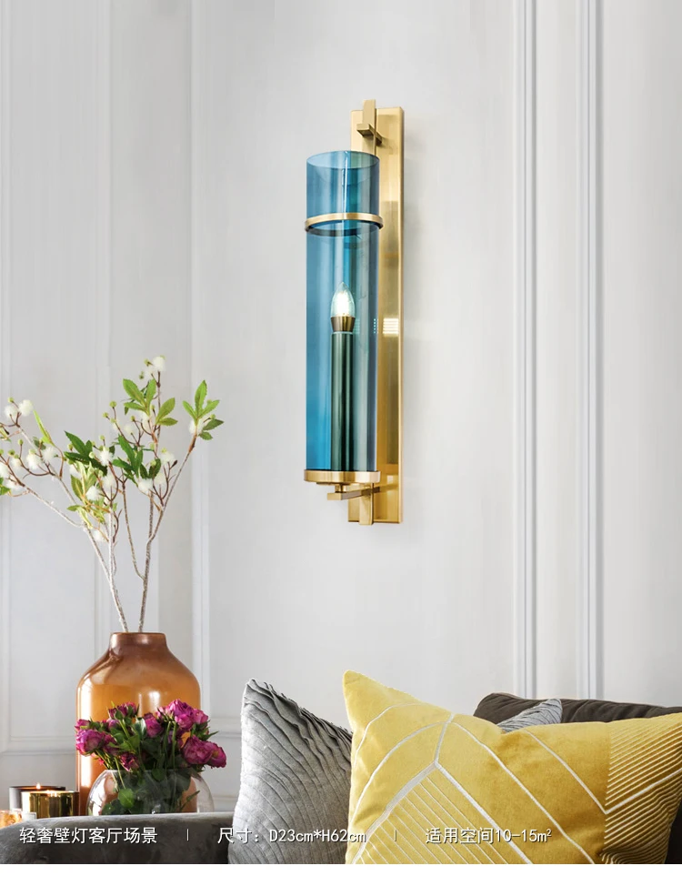 New Chinese wall lamp Background net red bedside Bedroom romantic aisle bathroom mirror headlight | Освещение