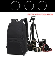 huwang 8017 travel camera backpack digital slr backpack soft shoulders waterproof camera video bag hw8017