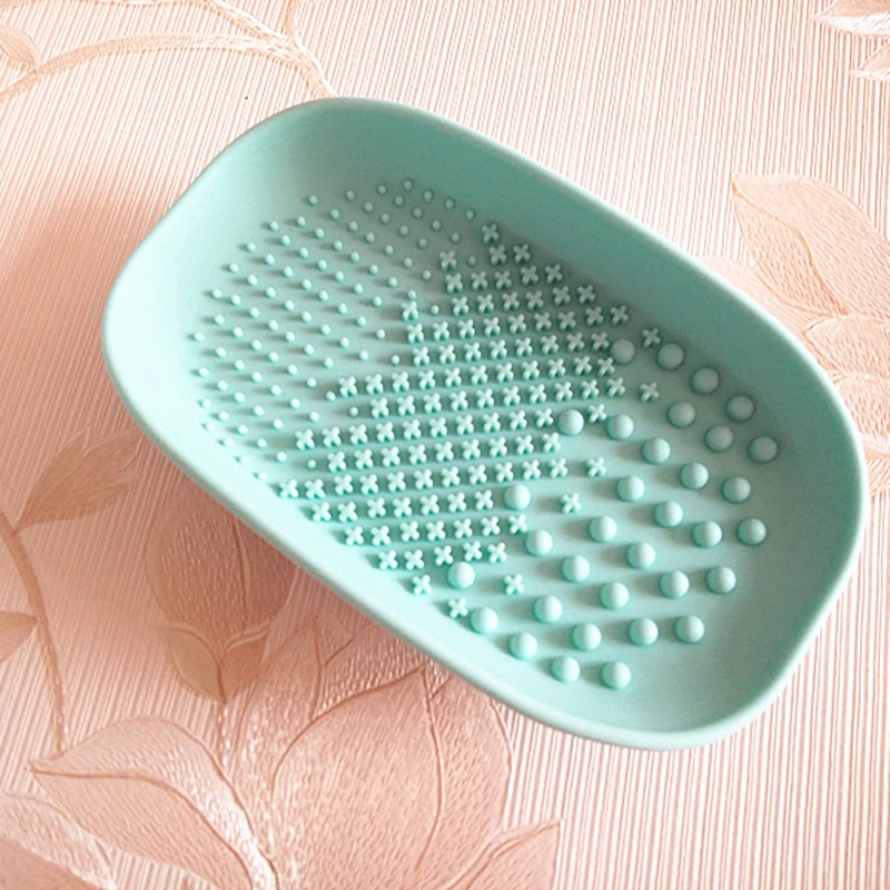 Силиконовая щетка для макияжа Очищающий коврик моющие инструменты ручного