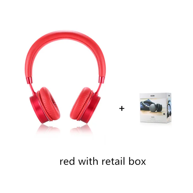 Оригинальные наушники remax 520H Bluetooth, беспроводные HIFI наушники, портативные Bluetooth наушники для iPhone, Xiaomi, sony - Цвет: red with retail box